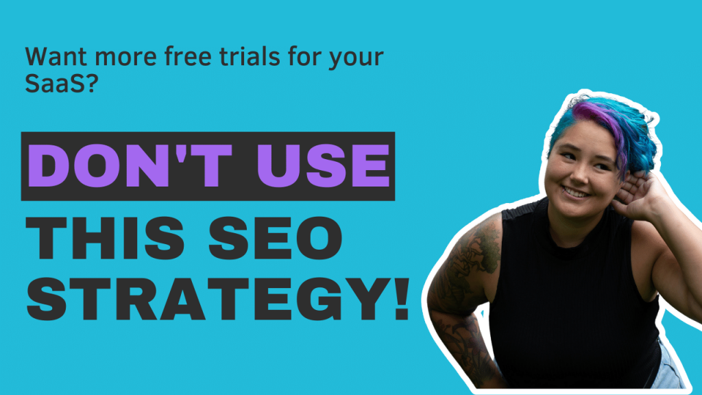 dont use this seo strategy